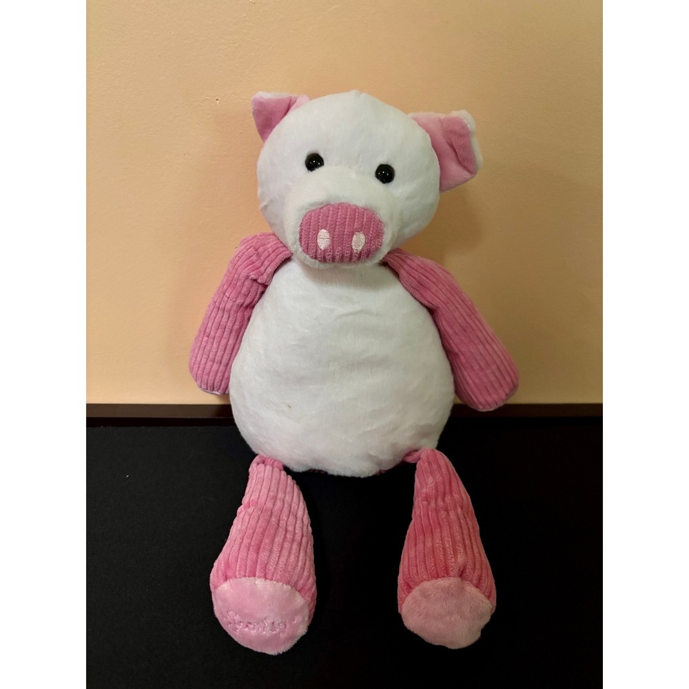 Scentsy Buddy Penny the Pig Plush Pink Corduroy Stuffed Animal Scent Pak Retired